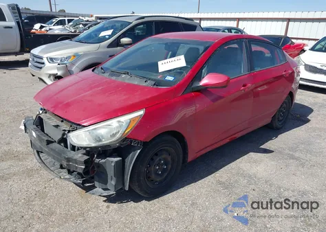 2016 Hyundai Accent Se z USA, uszkodzony, nr VIN KMHCT4AE3GU975631